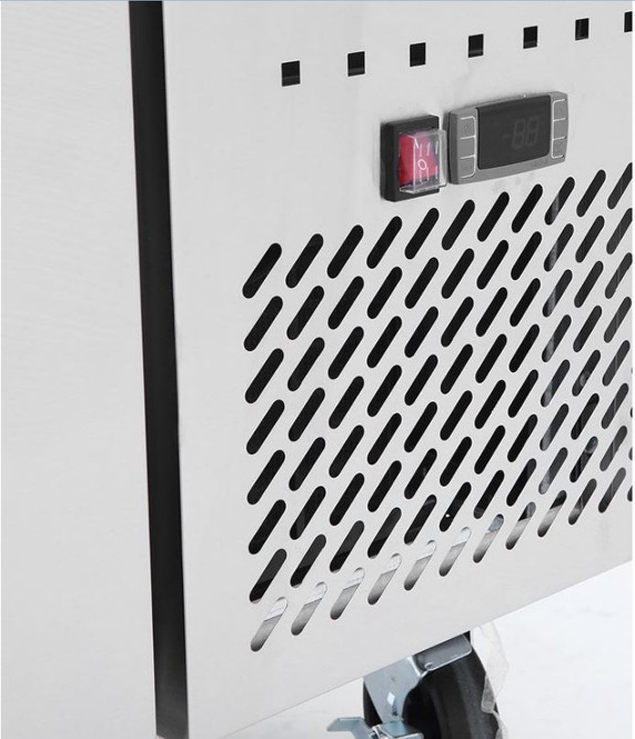 Atosa MPF8202 - 2 Door Pizza Prep Table Fridge 1702 mm