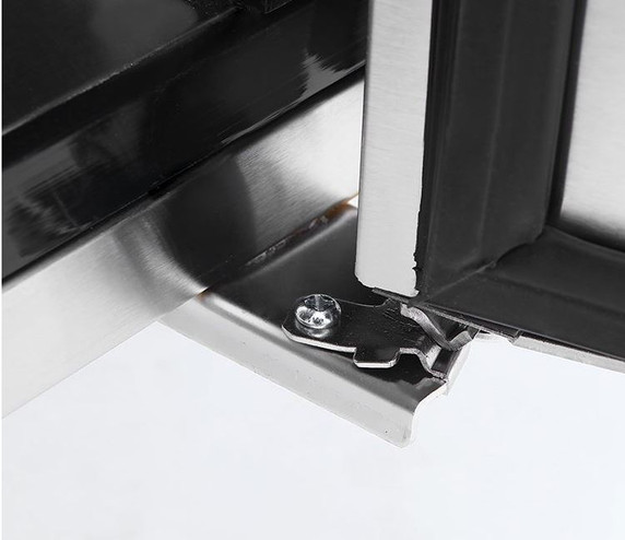 Atosa MPF8202 - 2 Door Pizza Prep Table Fridge 1702 mm