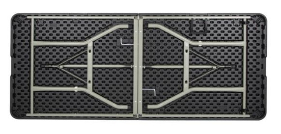 Bolero CB518 Centre Folding Utility Table 1.8m Black