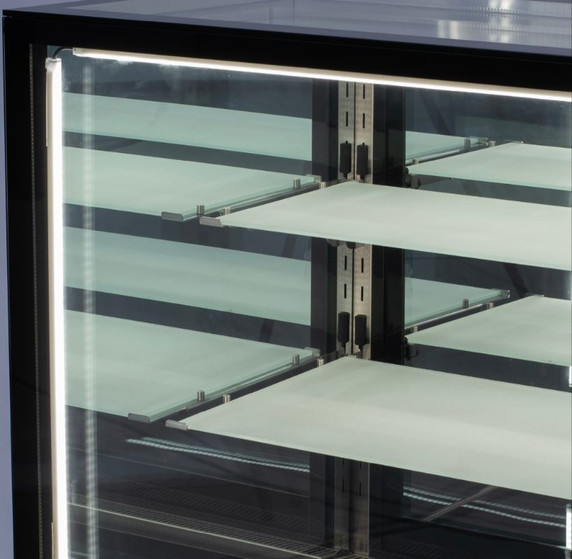 Exquisite CDM309 Four Tier Cake Display Refrigerator Mirror Display