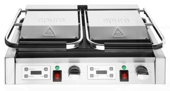 Apuro CU613-A Double Contact Grill (Half Ribbed / Half Flat)