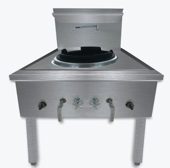 Gasmax Waterless LPG Single Wok Chimney Burner - WW-1LC