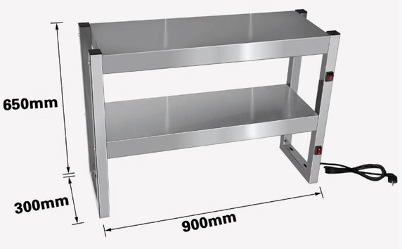 Benchstar Commercial Food Warmer with 4 Lamps FW4L-092