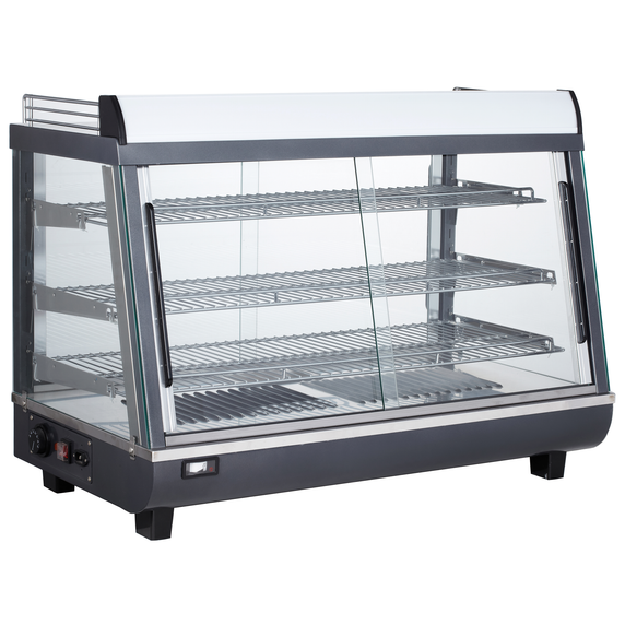ICS Pacific Pavia-140H Counter Top Heated Display, 3 Tier 136 L