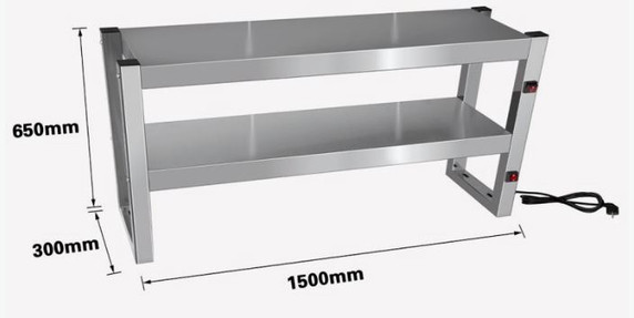 Benchstar Commercial Food Warmer with 8 Lamps FW8L-152