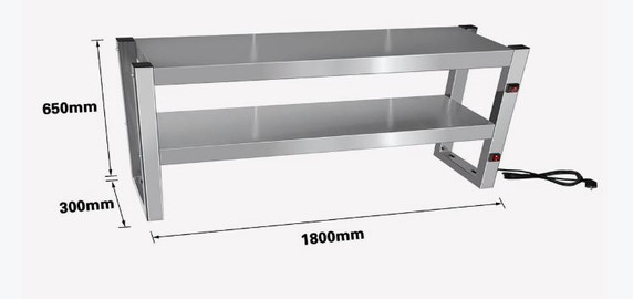 Benchstar Commercial Food Warmer with 10 Lamps FW10L-182
