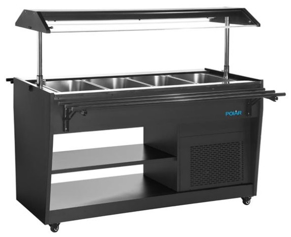 Polar PG007-A G-Series Refrigerated Buffet Bar Black