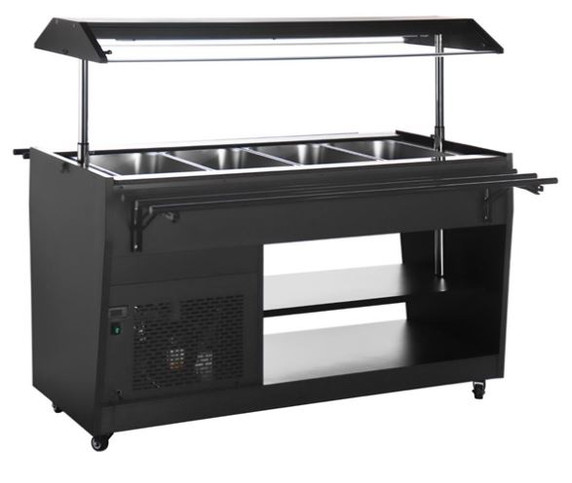 Polar PG007-A G-Series Refrigerated Buffet Bar Black