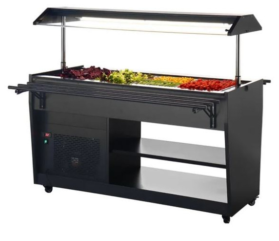 Polar PG007-A G-Series Refrigerated Buffet Bar Black