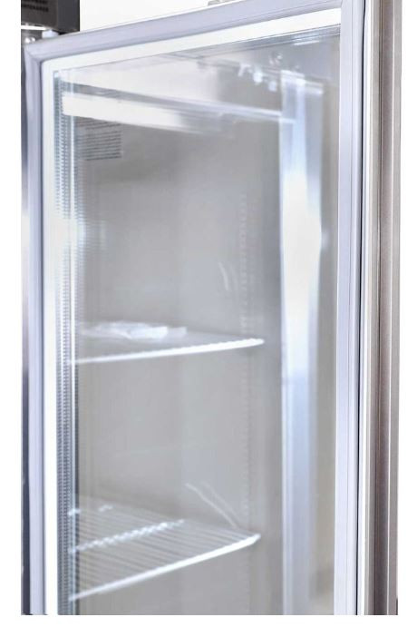 Thermaster SUCG1500 Three Glass Door Stainless Steel Upright Display Fridge (1500L)