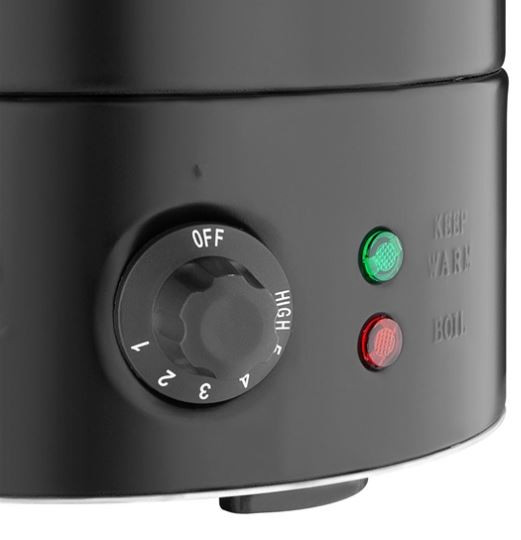 Apuro JA864-A 40L Insulated Hot Water Urn Matt Black | 2.6kW 10A