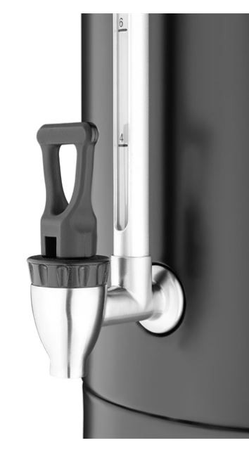 Apuro JA864-A 40L Insulated Hot Water Urn Matt Black | 2.6kW 10A