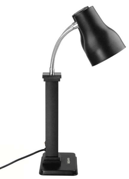 Apuro JA868-A Double Heat Lamp Carving Station (Matt Black - 2 x 250W)