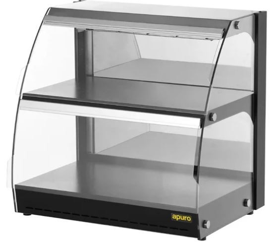 Apuro HW921-A Self-Serve Heated Display Unit with Hinged Doors