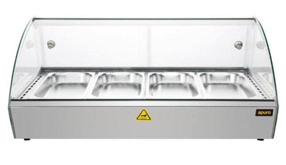 Apuro CW147-A Countertop Heated Food Display 773mm