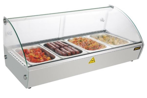 Apuro CW147-A Countertop Heated Food Display 800mm