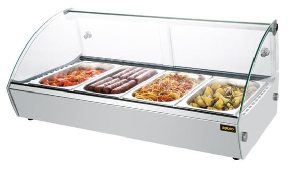 Apuro CW147-A Countertop Heated Food Display 773mm