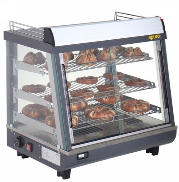 Apuro HW927-A Front and Rear Door Heated Merchandiser 96Ltr