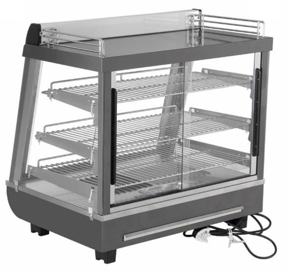 Apuro HW927-A Front and Rear Door Heated Merchandiser 96Ltr