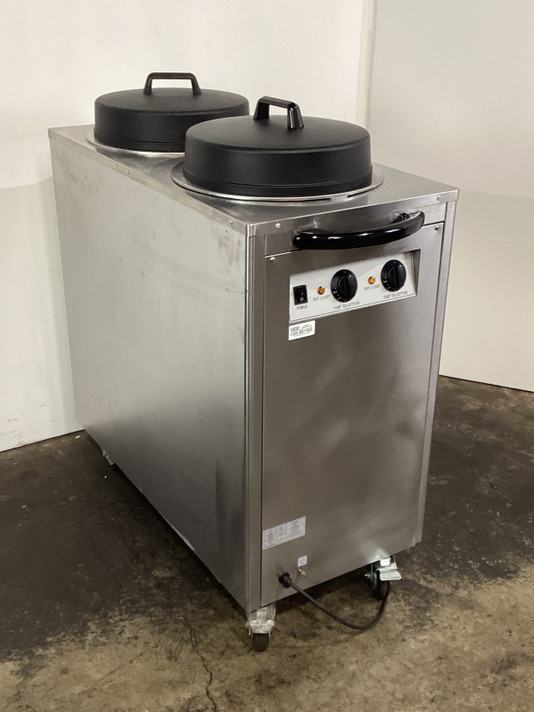 FED DR-2E - Double Plate Warmer + Dispenser