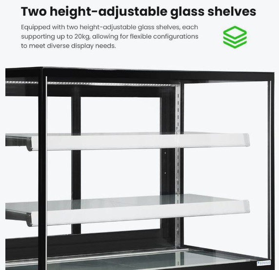 Bonvue Elite Cold Displays with 2 shelves - CL1200-2S