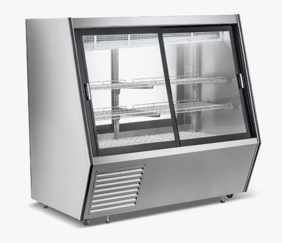 Bonvue Dual-Access Refrigerated Deli, Meat and Seafood Display Case - AMS-15DD