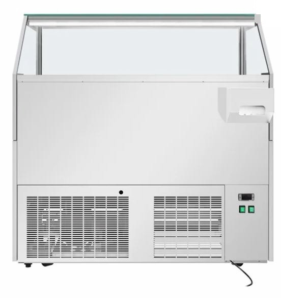 Polar UA058-A U-Series 6 Pan Ice Cream Serve Over Cabinet Freezer