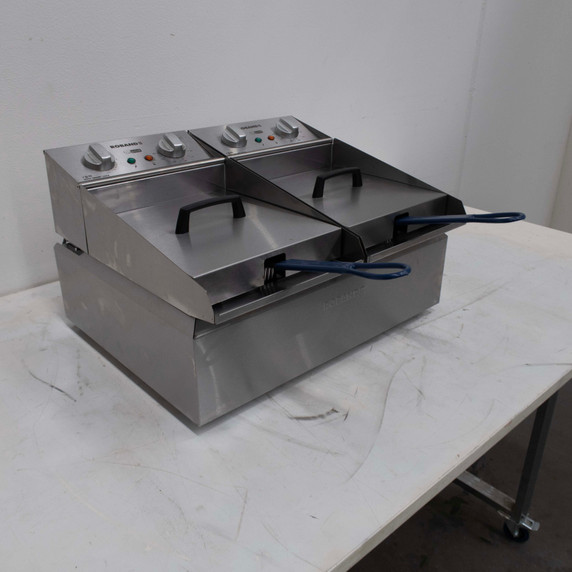 Roband FR25 Contertop Split Pan Fryer