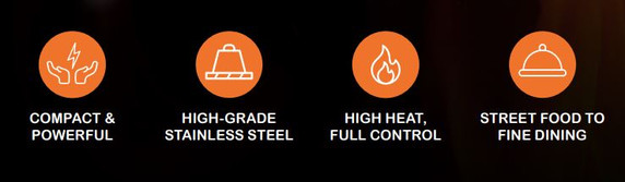 B+S LUA-600 Hibachi Grill 600mm