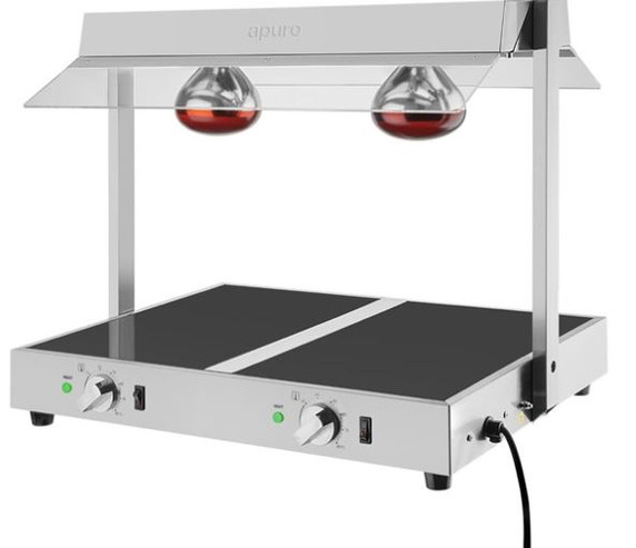 Apuro HT760-A Food Warmer with Gantry 2x GN 1/1