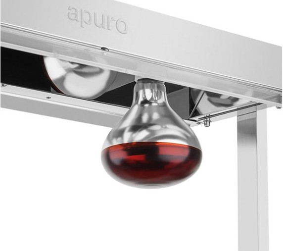 Apuro HT760-A Food Warmer with Gantry 2x GN 1/1
