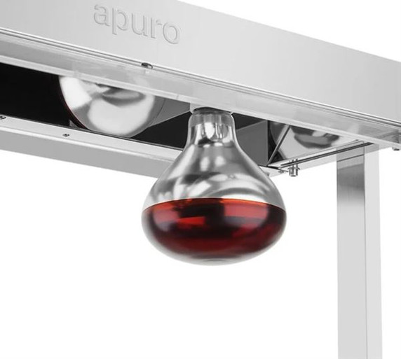 Apuro HT761-A Food Warmer with Gantry 3x GN 1/1