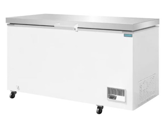 Polar GP897-A G-Series Chest Freezer with Stainless Steel Lid 378Ltr