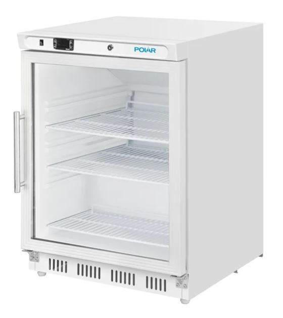 Polar CZ785-A C-Series Under Counter Display Fridge White - 150Ltr