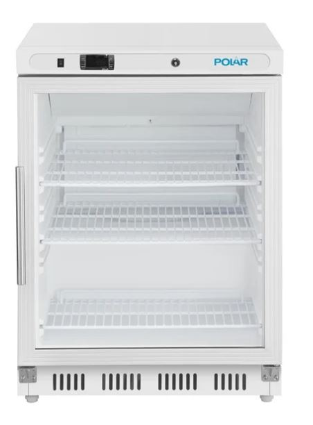Polar CZ785-A C-Series 150L Undercounter Glass Door Display Fridge