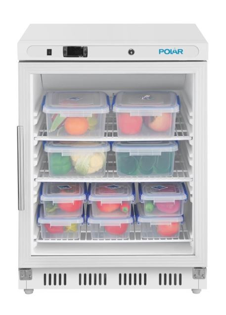 Polar CZ785-A C-Series 150L Undercounter Glass Door Display Fridge