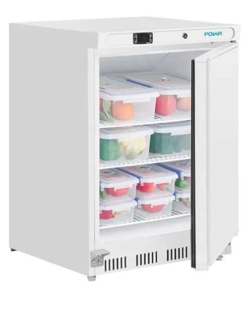 Polar PC001-A C-Series Under Counter Fridge White 150Ltr