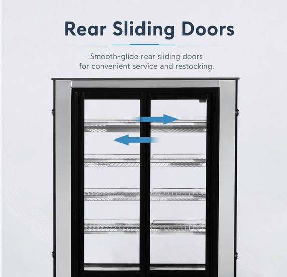Bonvue Deluxe Chilled Display Cabinet - SLP830C