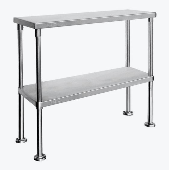 Modular System Double Tier 400mm Deep Workbench Overshelf 750mm High - WBO2-1800-400