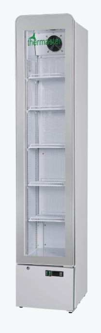 Thermaster Slim Fit Upright Glass Door Beverage Fridge - LG166FA