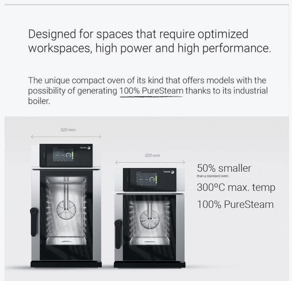 Fagor iKore Kompact Advance Compact Combi Ovens - K-AW-061ESWR