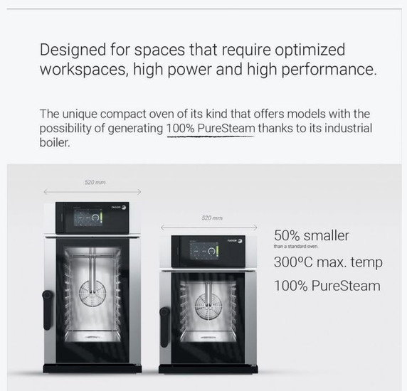 Fagor iKore Kompact Advance Compact Combi Ovens - K-AW-101ESWR