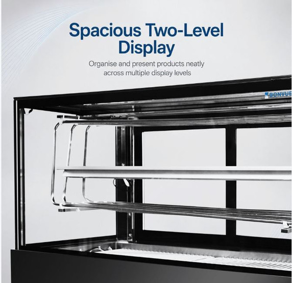 Bonvue premium Static Cooling Sushi Display Cabinet - SSD120-2XB
