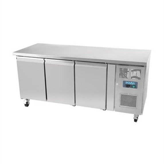 Polar G597-A U-Series Triple Door Counter Fridge 417Ltr Polar G597-A U-Series Triple Door Counter Fridge 417Ltr