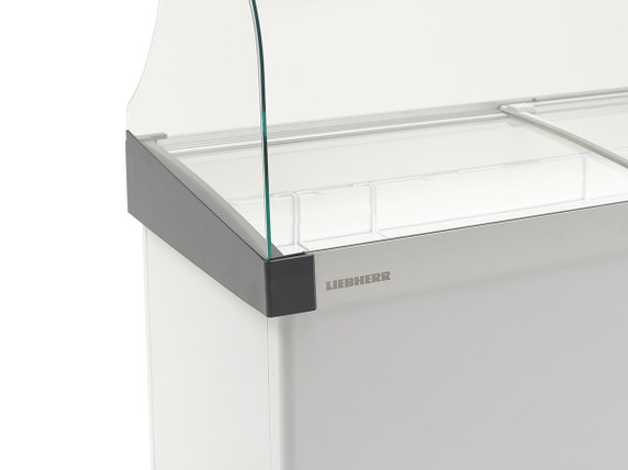 Liebherr EFI2853 Gelato Pack 282 L Curved Glass Chest Freezer