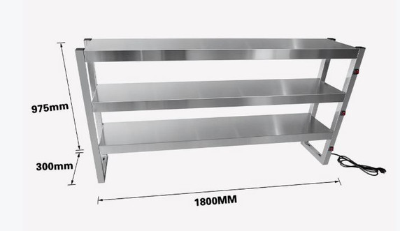 Benchstar Commercial Food Warmer with 15 Lamps FW15L-183