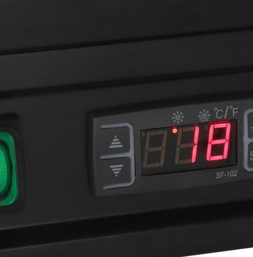 Polar C-Series CU636-A Countertop Display Fridge 100Ltr Black