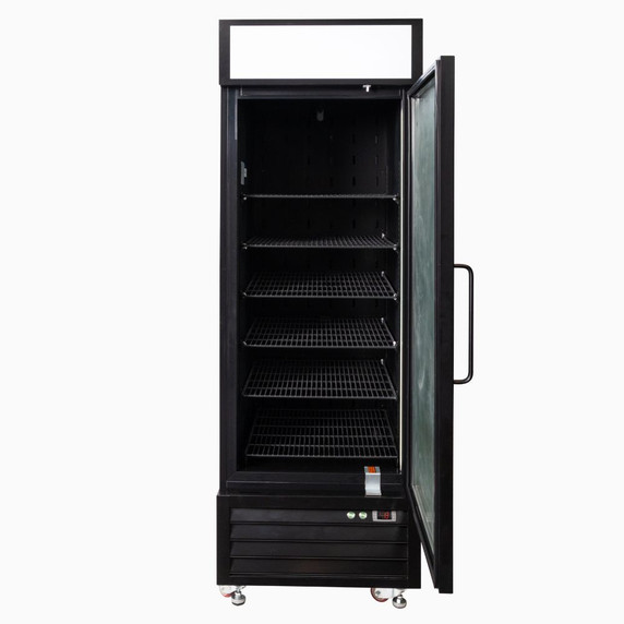 Bromic UF0550GDL-NR Upright Display Freezer 546L 1 Door Flat Glass Lightbox