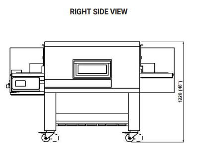 Moretti Forni serieT TT96G Single Deck Gas Conveyor Oven