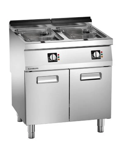 Angelo PO 1S1FR2E 2 Wells Electric Fryer 15 + 15 Litres